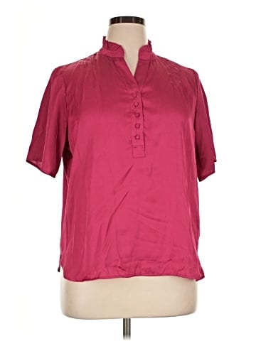 T Tahari Short Sleeve Blouse (view 1)