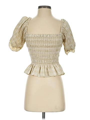 WAYF Short Sleeve Blouse (view 1)