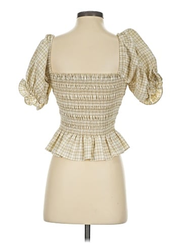 WAYF Short Sleeve Blouse (view 2)