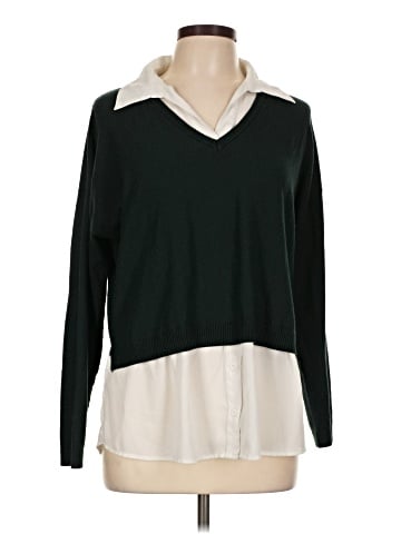 Adrianna Papell Long Sleeve Polo (view 1)