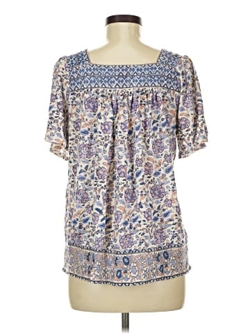 Lucky Brand Short Sleeve Blouse (view 2)