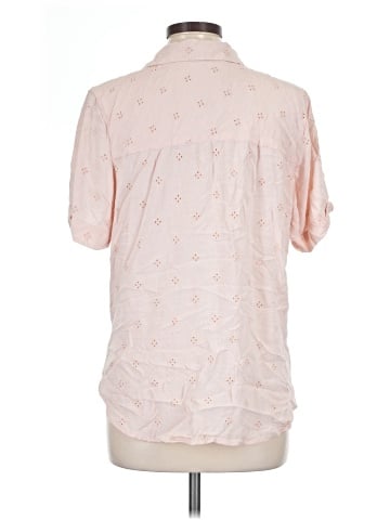dip Short Sleeve Blouse (view 2)