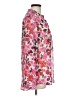 Kut from the Kloth 100% Polyester Floral Pink Long Sleeve Blouse Size L - photo 4