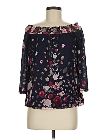 INC International Concepts 3/4 Sleeve Blouse (view 1)