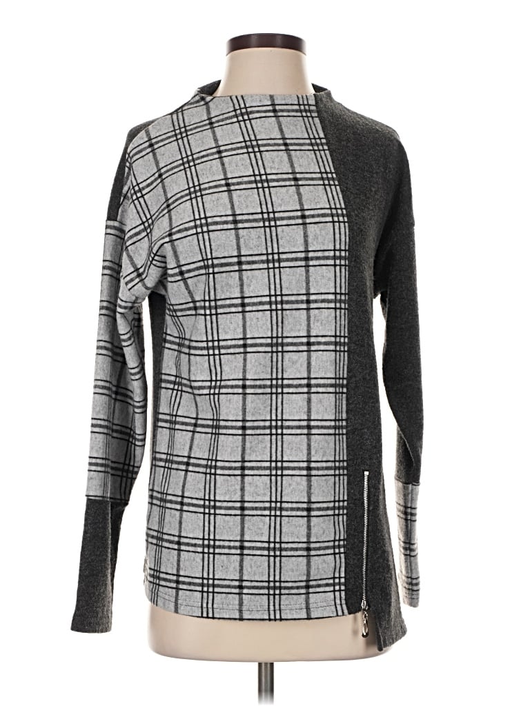 Pre-owned Coco + Carmen Turtleneck Sweater In Silver