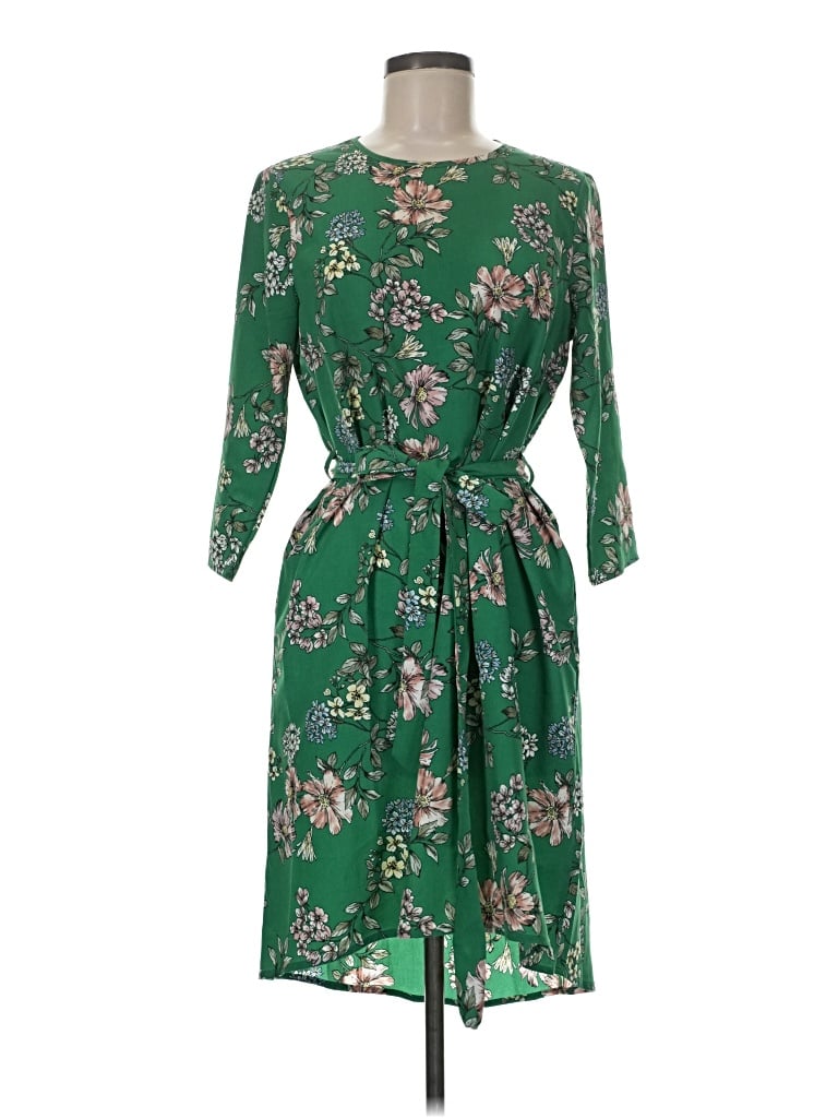 Pre-owned New Look Casual Dress In Green