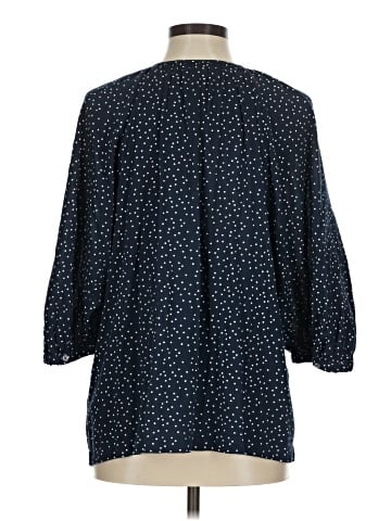 LC Lauren Conrad 3/4 Sleeve Button-Down Shirt (view 2)