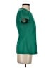 Ann Taylor 100% Polyester Green Short Sleeve Blouse Size 0 - photo 4