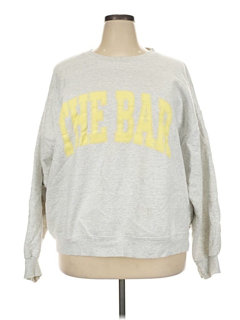 Pre-owned The Bar Sweatshirt In Gray