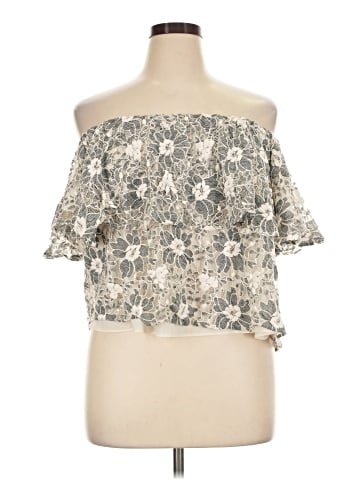 RACHEL Rachel Roy Short Sleeve Blouse (view 1)