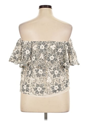 RACHEL Rachel Roy Short Sleeve Blouse (view 2)