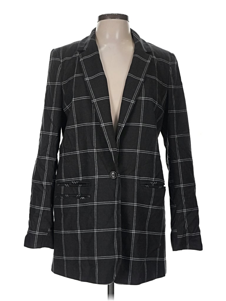 Pre-owned Trouve Blazer Jacket In Black