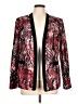 Kasper 100% Polyester Print Red Blazer Size 12 - photo 1