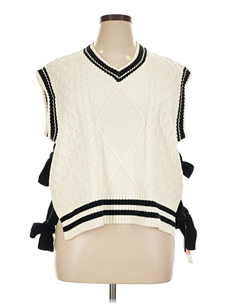 Cider Sweater Vest In Neutral