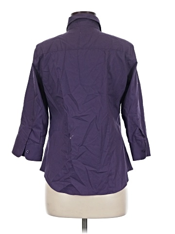 KIRKLAND Signature 3/4 Sleeve Button-Down Shirt (view 2)