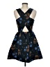 Zara Basic Floral Blue Casual Dress Size M - photo 2