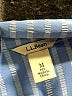 L.L.Bean Stripes Blue Long Sleeve Button-Down Shirt Size M - photo 7