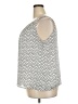 Kasper 100% Polyester Chevron-herringbone Silver Tank Top Size 2X - photo 5