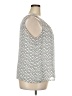 Kasper 100% Polyester Chevron-herringbone Silver Tank Top Size 2X - photo 4