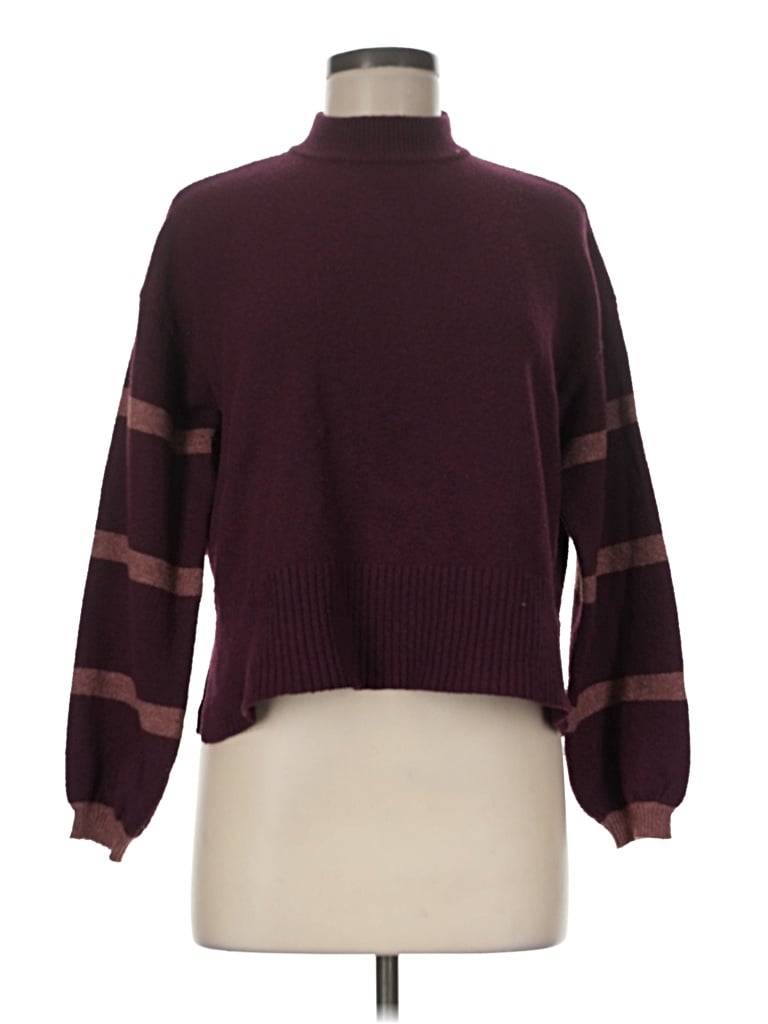 Pre-owned Upwest Turtleneck Sweater In Burgundy