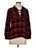 Venus Plaid Red 3/4 Sleeve Blouse Size M - photo 1