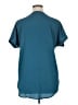 Unbranded Teal Short Sleeve Blouse Size XL - photo 2