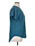 Unbranded Teal Short Sleeve Blouse Size XL - photo 4