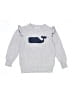 Vineyard Vines 100% Cotton Silver Gray Pullover Sweater Size 10 - 12 - photo 1