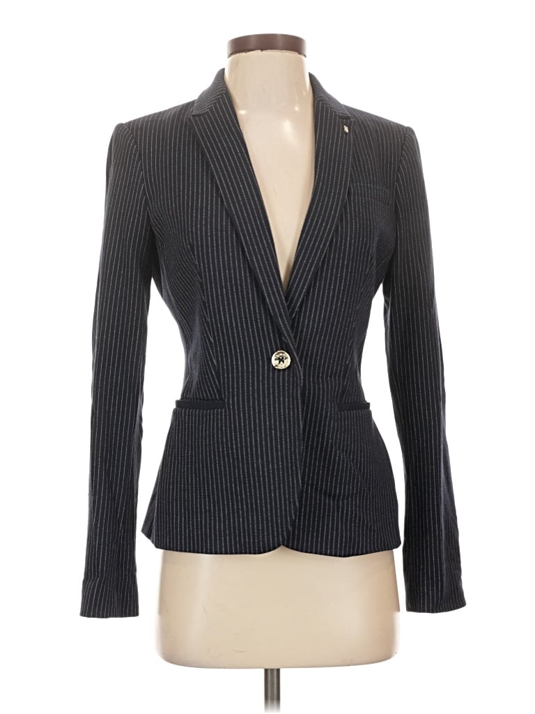 Pre-owned Tommy Hilfiger Blazer Jacket In Gray