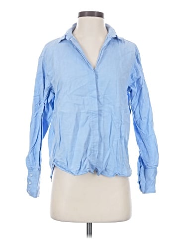 Zara Basic Long Sleeve Blouse (view 1)