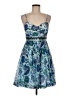 Walter Paisley Blue Cocktail Dress Size 6 - photo 1