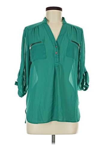 My Michelle 3/4 Sleeve Blouse (view 1)