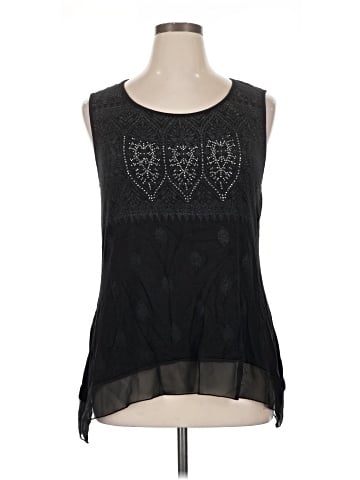Bleu Sleeveless T-Shirt (view 1)
