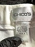 Chico's Solid Ivory Khaki Shorts Size XL (3) - photo 3