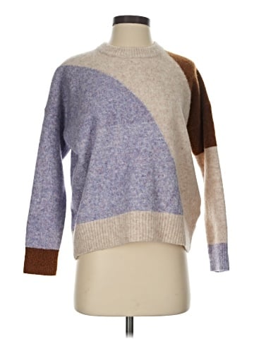 Madewell Cedarbrook Pullover Sweater in Colorblock (view 1)