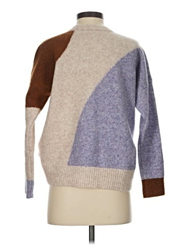 Madewell Cedarbrook Pullover Sweater in Colorblock (view 2)