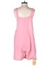 Easel 100% Polyester Solid Pink Romper Size S - photo 2