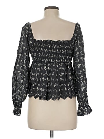 American Eagle Outfitters 3/4 Sleeve Blouse (view 2)