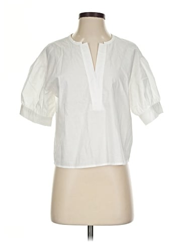 Banana Republic Factory Store Short Sleeve Blouse (view 1)