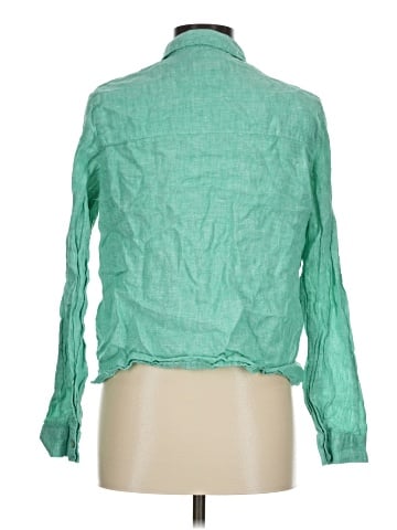 Sigrid Olsen Long Sleeve Button-Down Shirt (view 2)