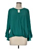 41Hawthorn 100% Polyester Teal Long Sleeve Blouse Size M - photo 1