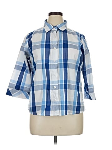Rebecca Malone 3/4 Sleeve Button-Down Shirt (view 1)