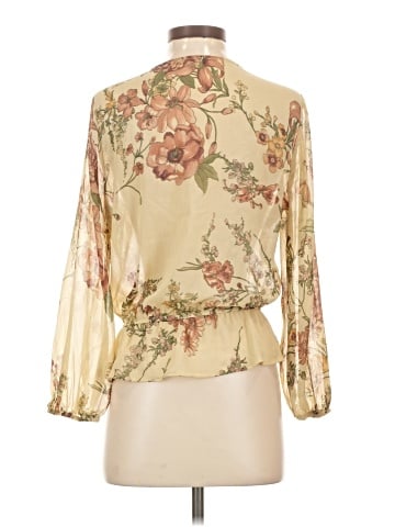 Lily White 3/4 Sleeve Blouse (view 2)