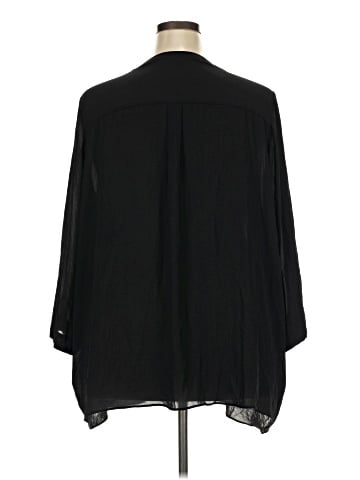 a.n.a. A New Approach 3/4 Sleeve Blouse (view 2)
