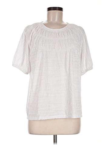 Banana Republic Factory Store Short Sleeve Blouse (view 1)