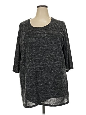 Woman Within 3/4 Sleeve T-Shirt (view 1)