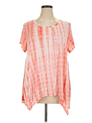 Green Envelope Short Sleeve Top (view 1)