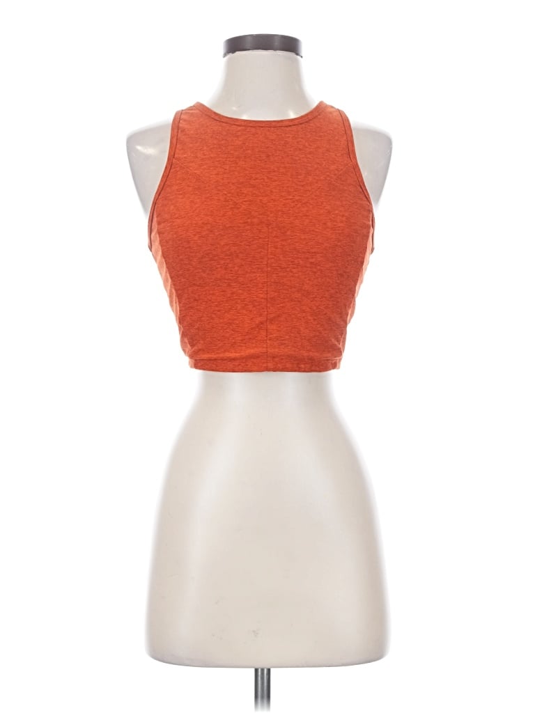 Pre-owned Joylab Tank Top Orange Halter Neckline Tops