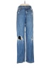 BKE Hearts Blue Jeans Size 23 waist - photo 1
