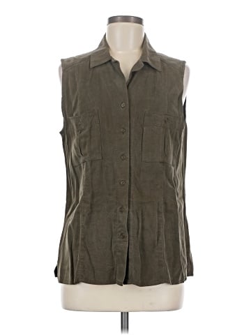 Tianello Sleeveless Button-Down Shirt (view 1)